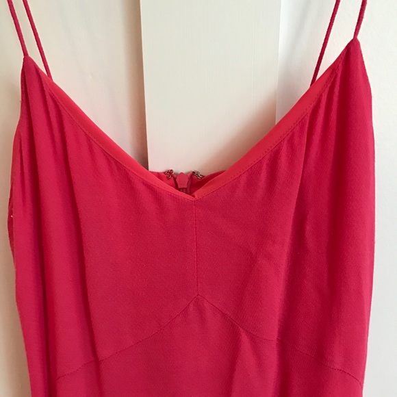 Tibi New York Silk Midi Pink Tank Dress - Picture 2 of 2